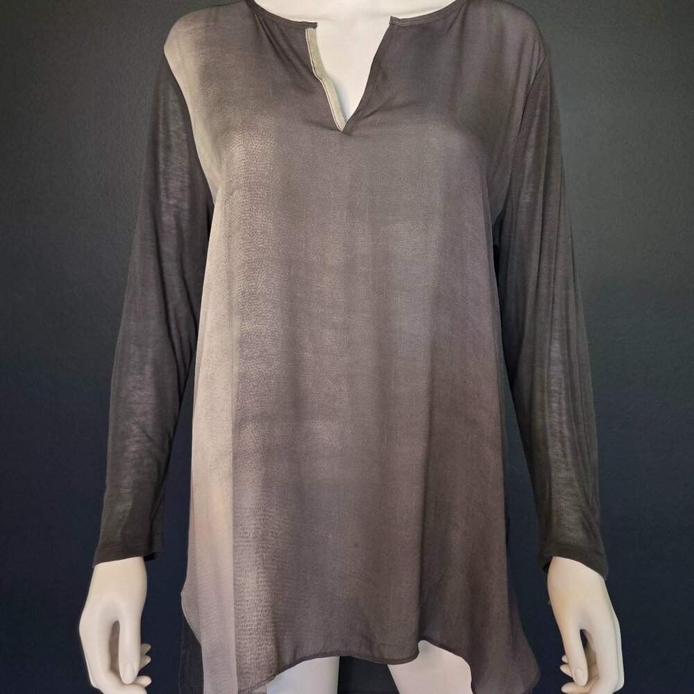 Elie Tahari Silk Blouse Gradient - XL